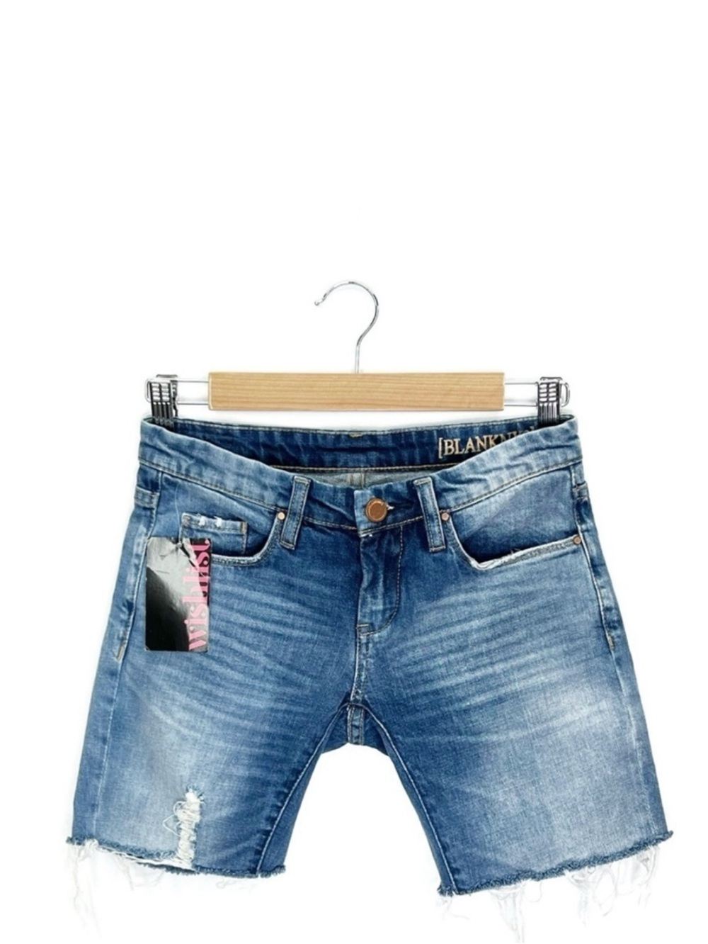 Blank NYC Jean Shorts “Good Vibes” Size 24 = 0 nyc Denim Cutoffs Denim New NWT